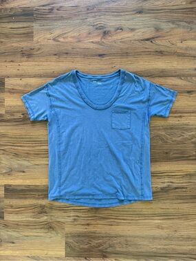 Blue Oversized aerie Tee